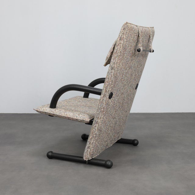 Arflex T-Line Lounge Chair by Burkhard Vogtherr for Arflex, 1980s For Sale - Image 4 of 8