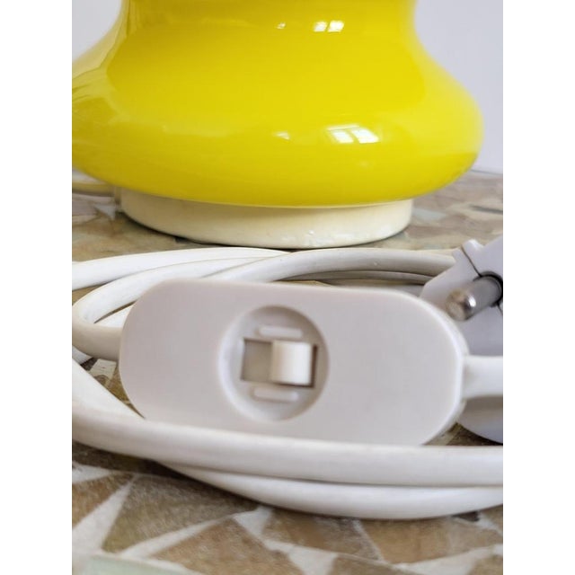 Vintage Italian Space Age Table Lamp, 1960s For Sale - Image 6 of 11