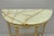 Antique Gothic Revival Oscar Bach Style Figural Bronze & Onyx Gold Console Table For Sale In Philadelphia - Image 6 of 16