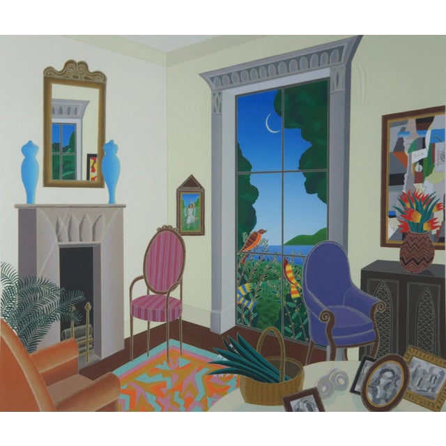 Thomas McKnight "Tarrytown" Limited Edition Pencil Signed Serigraph Hc 23/30 42" For Sale - Image 4 of 12