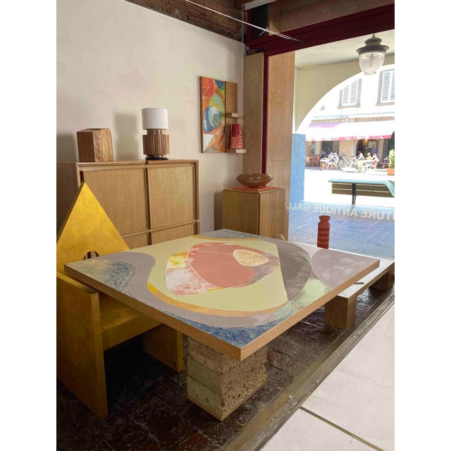 Brown Leonardo Table by Mascia Meccani for Meccani Design For Sale - Image 8 of 9