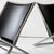 Mid-Century Modern 1960s Leather Scissor Chairs Attributed to Ward Bennett for Brickell Associates For Sale - Image 3 of 10