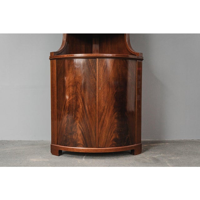 Corner Cabinet in Biedermeier Style For Sale - Image 13 of 18