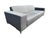 Modern Modern Thayer Coggin Silver Upholstered Sofa For Sale - Image 3 of 9