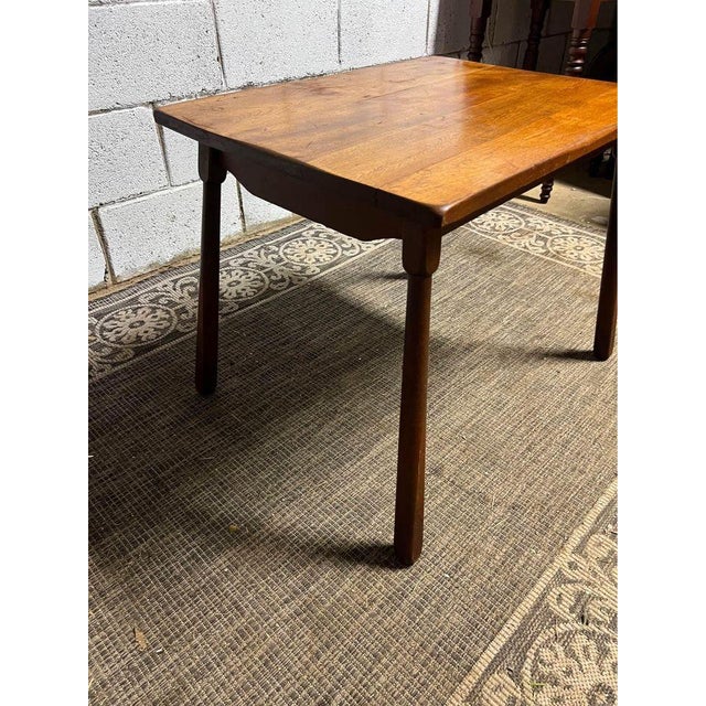 Early 20th Century Early 20th Century Style Folk Art Style Mahogany Side Table For Sale - Image 5 of 10