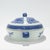 Antique Blue Fitzhugh Pattern Chinese Export Porcelain Tray Warmer & Cover For Sale - Image 4 of 18