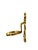 Vintage Hollywood Regency French Brass Bow and Tassel Bathroom Cup Holder For Sale - Image 4 of 9