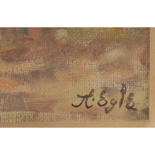 Second half of 20th century. Canvas duplicated on cardboard, oil.34x45 cm Arvids Egle.