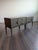 Mid Century Modern Pair of Grey Nightstands W/ Amazing Brass Hardware For Sale - Image 10 of 10