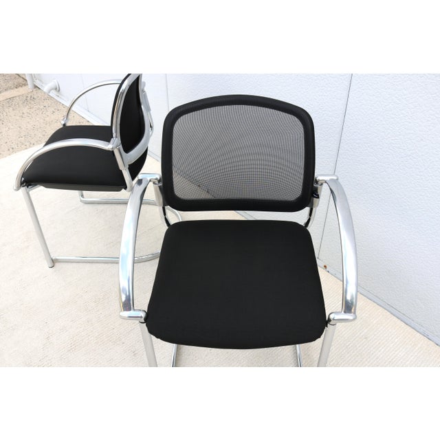 Modern Minimalist Topstar Open 30 Stacking Guest Chairs Made in Germany - A Pair For Sale - Image 12 of 18