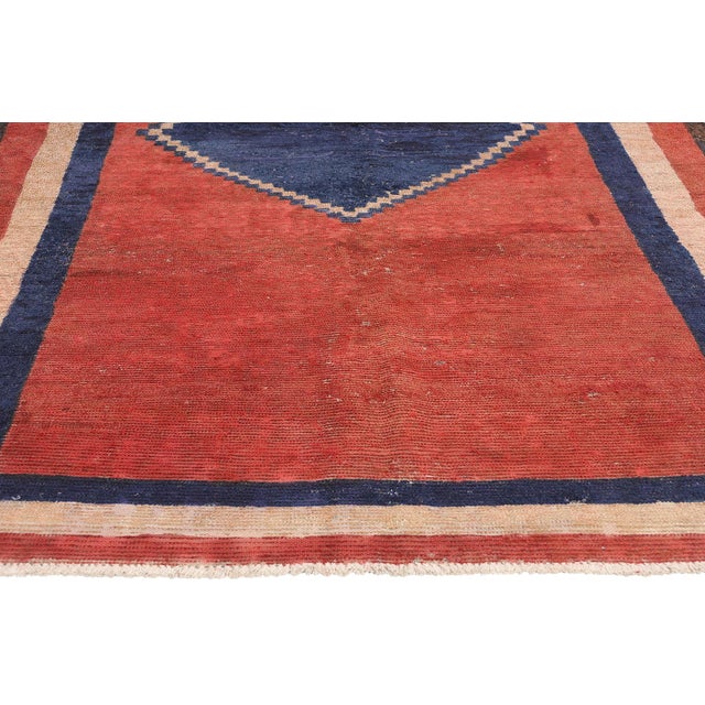 Vintage Red Persian Lori Rug - 05'00 X 09'10 For Sale - Image 4 of 9