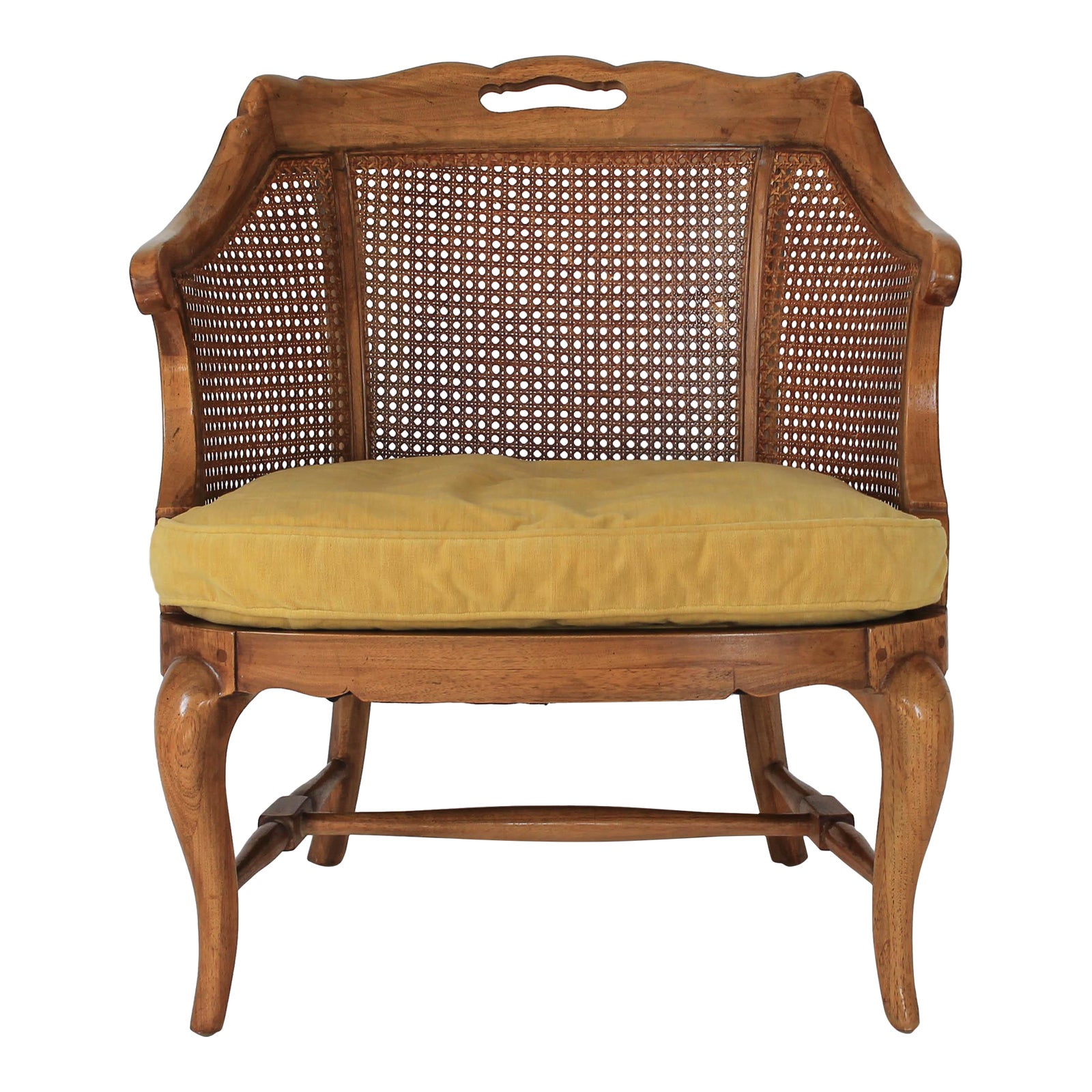 Caned Arm Chair Chairish