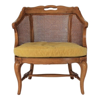 Caned Arm Chair For Sale