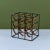 Black Mid 20th Century Arthur Umanoff Wrought Iron and Leather Wine Rack For Sale - Image 8 of 17
