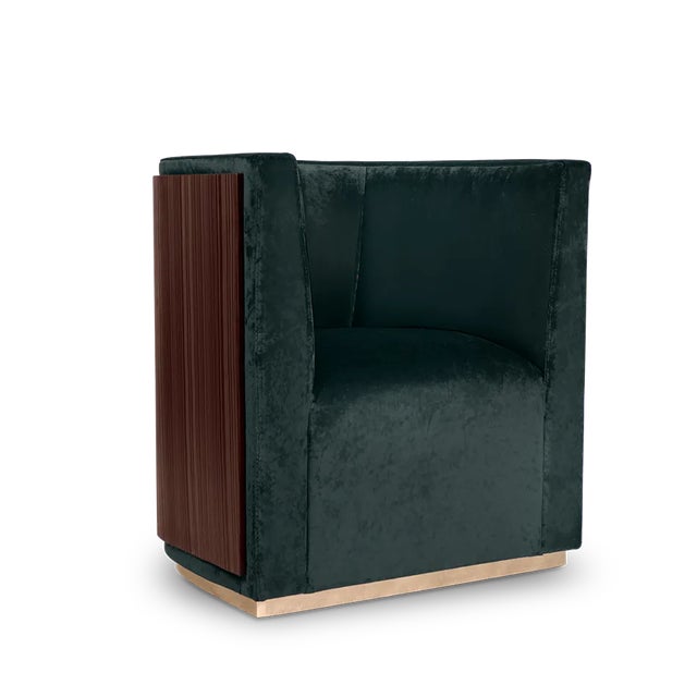 It is an outstanding piece with a moody and delicate nature that makes this an irresistible armchair. Using a rich velvet...