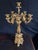 Mid 19th Century Pair of Rococo Ormolu Bronze Six Light Candlebra For Sale - Image 9 of 11