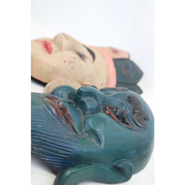Theatrical Masks Curated Collection Set A For Sale - Image 11 of 11