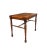 The vintage wooden decorative bench features a classic design with a rich, polished finish that showcases the natural...