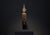 Hampatong protective figure of the dayak people of borneo, carved from dense ironwood. Antique work dating from the 19th...