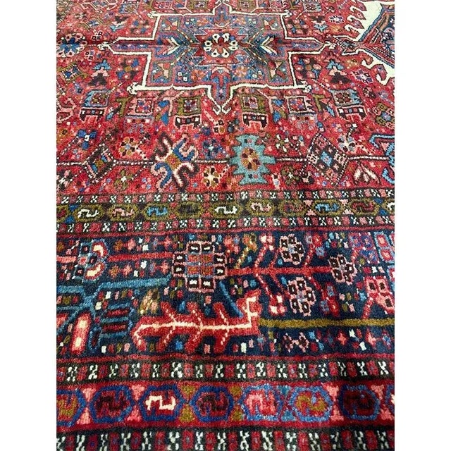 1950s Old Persian Karajeh Runner Rug 5’1″ X 14’5″ For Sale - Image 9 of 12