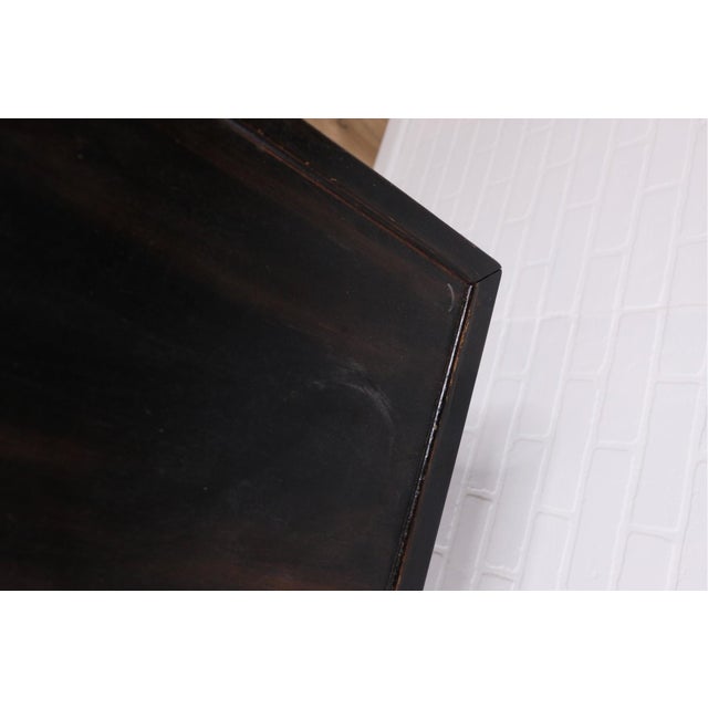 Wood Antique Chinese Hand Carved Lacquered Console Table For Sale - Image 7 of 12