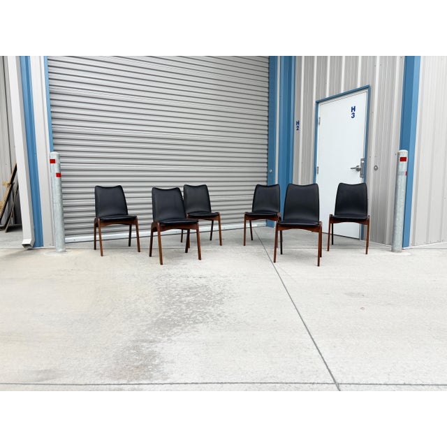 Mid-Century Modern 1960s Mid-Century Modern Walnut Dining Chairs by Chet Beardsley For Sale - Image 3 of 13
