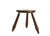 Three Legs Stool Round Oak in the style of Dudouyt, France, 1950 For Sale - Image 3 of 11