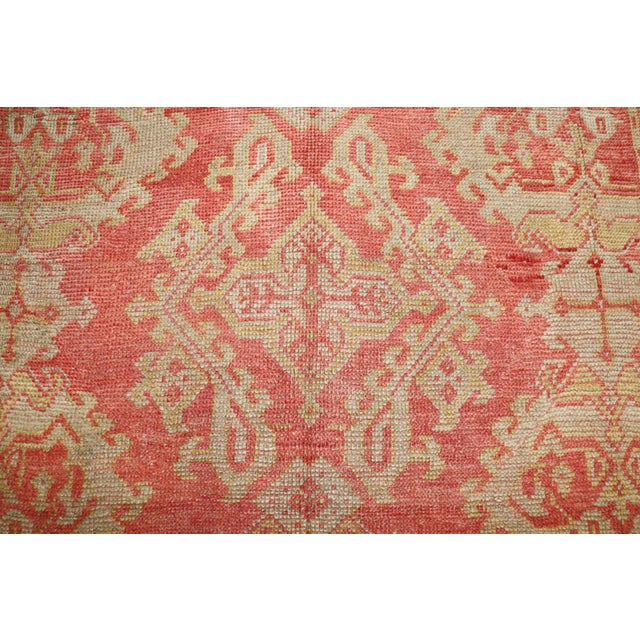 Early 20th Century Antique Zabihi Collection Turkish Oushak Rug - 6'10" x 10'3" For Sale - Image 9 of 9
