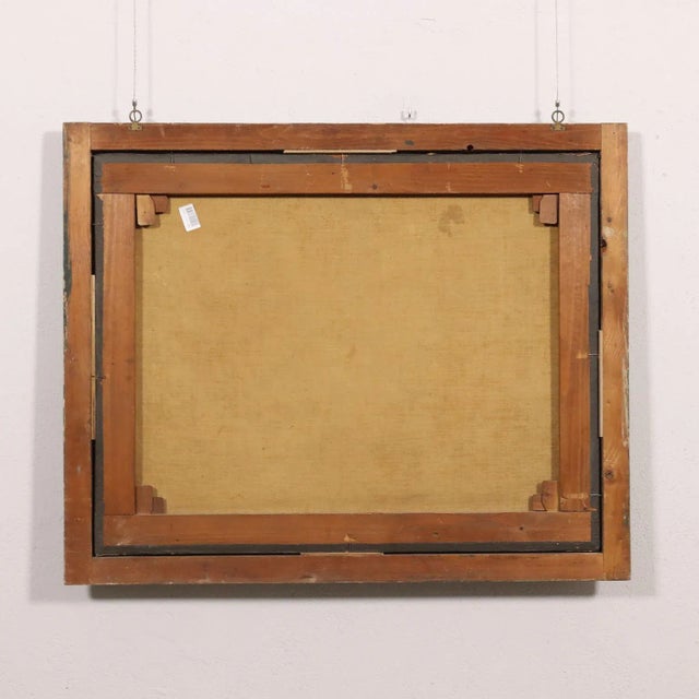 Lombard School Artist, Still Life with Flowers and Pumpkins, Late 1600s, Oil on Canvas, Framed For Sale - Image 9 of 10