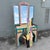 Mirror: 39”w, 41”h Chair: 17.5”w, 14.5”d, 48.5”h, seat height: 17”h Desk table top height: 31.25”h