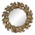 Victorian Brass Coral & Sea Life Circular Mirror, England, Late 19th Century For Sale