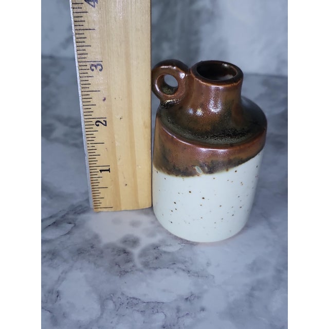 1980s Vintage Japanese Miniature Pottery Jug For Sale - Image 11 of 11