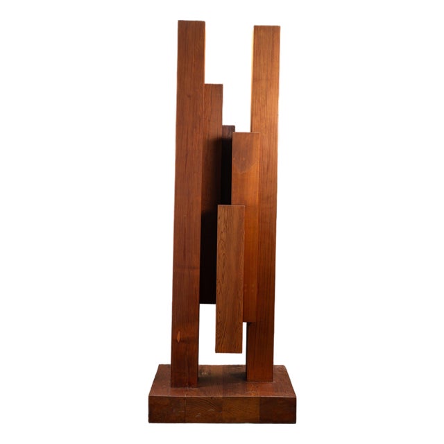 Jan Hoog, Constructivist Sculpture, Wood For Sale
