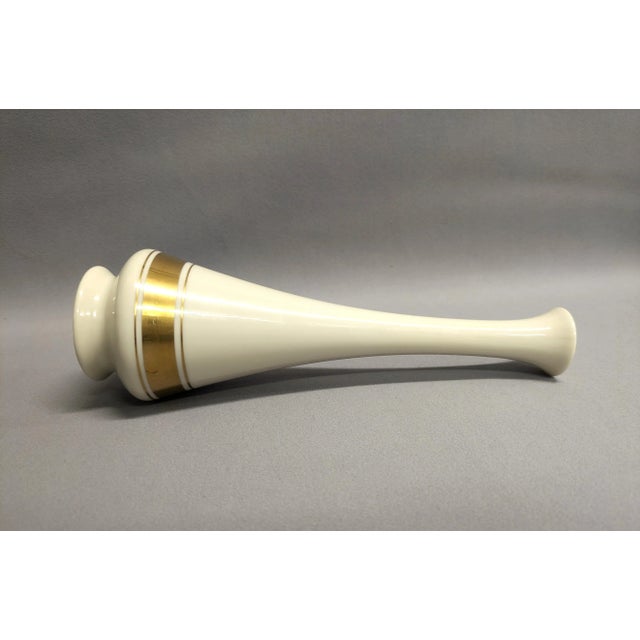 Contemporary Lenox Minaret Bud Vase For Sale - Image 3 of 8