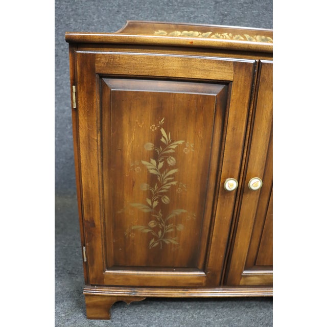 Hitchcock Stenciled Maple Two-Door Console Cabinet For Sale In Philadelphia - Image 6 of 12