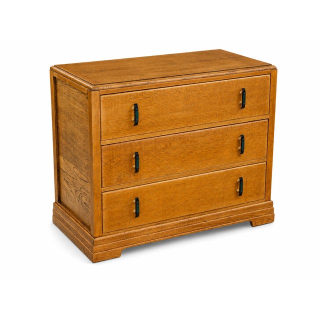 Vintage Art Deco Oak Chest of Drawers, 1930s For Sale - Image 3 of 18