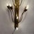 Mid-20 Century Single Large Twelve Light Brass Wall Sconce For Sale - Image 15 of 18