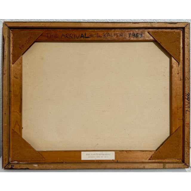 Lionel Kalish, Surrealist Oil Painting Circus Horse Scene Lionel Kalish Fantasy Scene New York, 1961 For Sale In Miami - Image 6 of 15