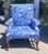 2000 - 2009 Rose Tarlow Melrose House Chippendale Mahogany Love Chair With Ralph Lauren Chintz Fabirc For Sale - Image 5 of 6
