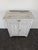 Small 2-Door and Drawer Buffet in White Patinated Wood For Sale - Image 3 of 8