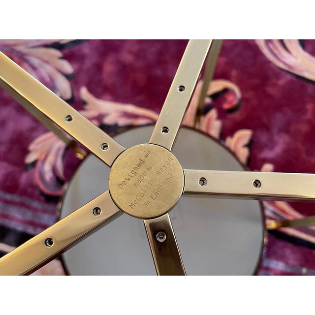 A custom Lens side table designed by British design studio McCollin Bryan and produced for Holly Hunt as a bespoke, one-...