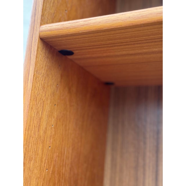 Pair of Tall Mid-Century Modern Scandinavian Bookcases, 83.5" Tall For Sale - Image 10 of 12