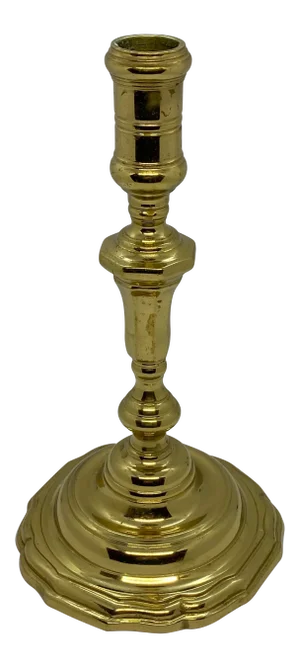 Mid 20th Century Virginia Metalcrafters Colonial Williamsburg Brass Candle Holder