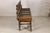 Antique Chinese Rustic Wood Bench with Carved Openwork Back For Sale - Image 13 of 14