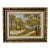 1970s Vintage Impressionist Autumn Landscape Oil on Masonite Board – Framed For Sale