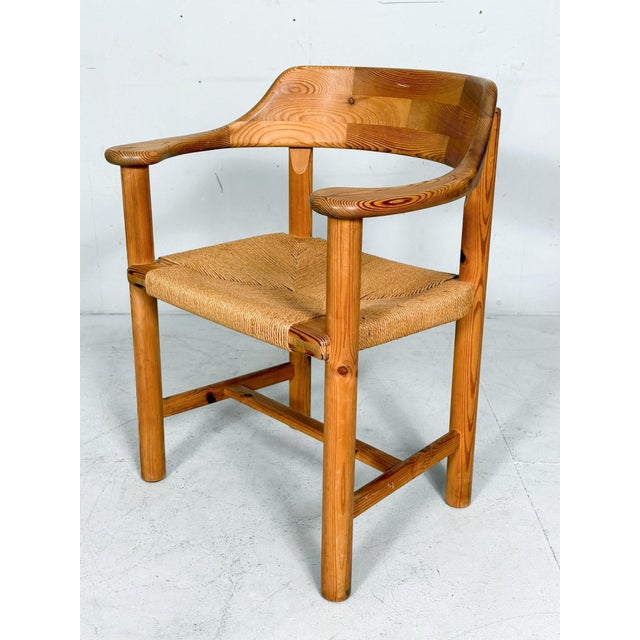 Dining Chairs in Pine and Paper Cord by Rainer Daumiller and Poultries Pedersen for Grammrode, 1970s, Denmark, Set of 4 For Sale - Image 14 of 17