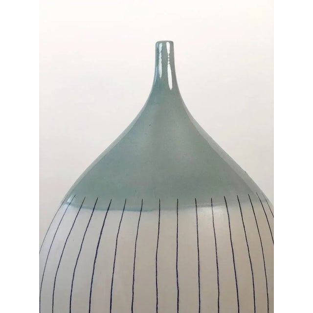 Large Minimalistic Style Ceramic Vase, 1960s For Sale - Image 4 of 11