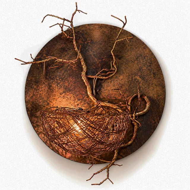 Nest Wall Sconce by Frankie Cesare For Sale - Image 6 of 6