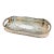 Vintage Sheffield England Silver Plate Serpentine Oval Tray For Sale