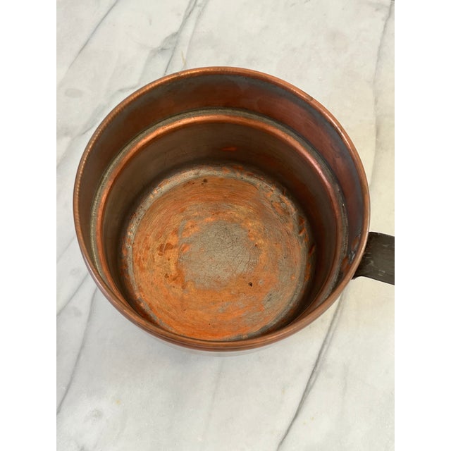 Vintage Copper Sauce Pan For Sale - Image 4 of 8